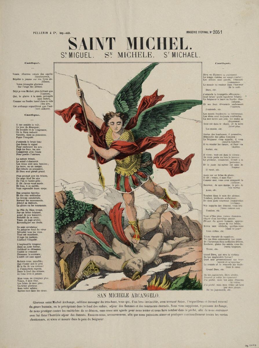 SAINT MICHEL. (titre inscrit en fr., esp., it., angl.)_0